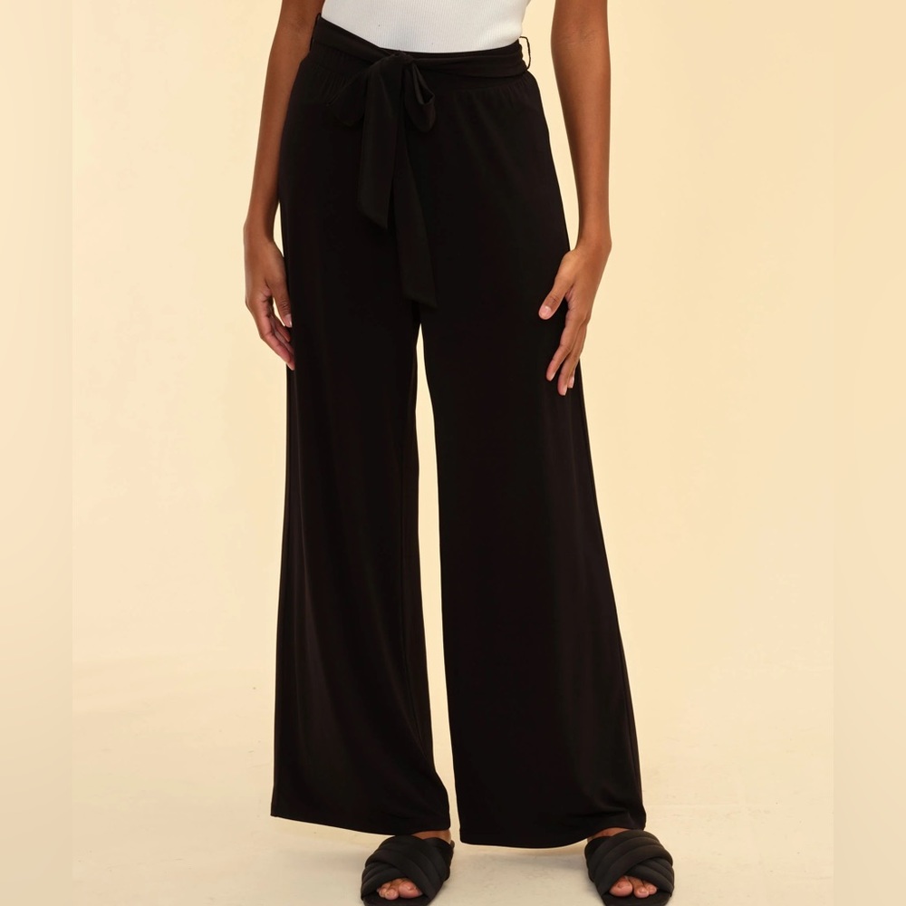B.O.G. Collective Black Pants - With Tye Waist - Size M